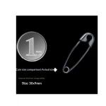 925 Sterling Silver Earrings With Male And Female Personality Single Korean Version Pin