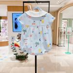 Baby's Refreshing Pure Cotton One-piece Romper