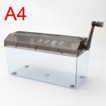 Portable A6 A4 Paper Hand Shredder Manual Straight Cut Home Office