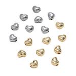 Double-sided Through-hole Heart Spacer Pendant For DIY Bracelet Jewelry