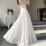 Elegant Chiffon Maxi Skirt With A Full Hemline