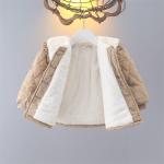 New Stylish Cotton-padded Coat For Baby Girls Childrens Quilted Winter Wear