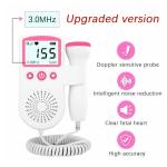 Fetal Doppler Detector Baby Heart Beat Rate Probe Prenatal Monitor Ultrasonic