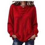 Women's Loose-Fit Casual Knitted Shirt With Stand Collar