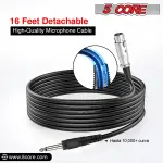 5 CORE Microphone Dynamic Vocal Handheld Mic Cardioid Unidirectional Microfono W On Off Switch + XLR Audio Cable For Singing Karaoke Public Speaking & Parties - PM 600