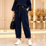 AutumnWinter Corduroy Plus-size Womens Casual Trousers