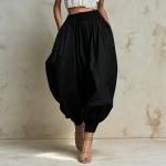 Women's Summer High-waisted Elastic-waist Bloomers