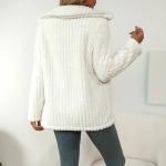Striped Double-sided Plush Casual Fashionable Jacket