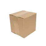 100 Corrugated Paper Boxes 4x4x4' - 10X10X10cm - Yellow