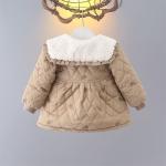 New Stylish Cotton-padded Coat For Baby Girls Childrens Quilted Winter Wear