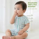 Mint Baby Romper With Zipper Summer Clothes For Boys And Girls