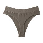 Seamless Wide-waist Low-rise Traceless Solid-color Briefs