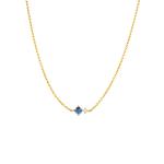 S925 Sterling Silver Necklace With Twelve Birthstone Pendants, A Light-luxury, Niche Design