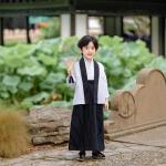 Childrens Yellow Japanese-style Kimono Set