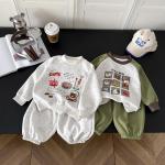 Sweatshirt And Sweatpants Two-piece Baby Set