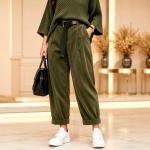 AutumnWinter Corduroy Plus-size Womens Casual Trousers