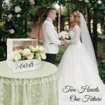 Elegant White PVC Rectangular Wedding Card Box With Lockable Lid  Durable Decorative Gift Box For Wedding Money, Favors, And Party Gifts Suitable For Weddings, Birthdays, And Christmas Partie
