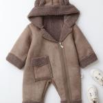 Winter Infant Fleece-lined Jumpsuit Baby