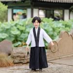 Childrens Yellow Japanese-style Kimono Set