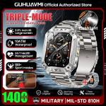 New Military 1400mAh Battery Smart Watch With LED Flashlight