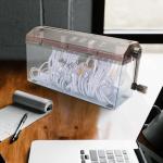 Portable A6 A4 Paper Hand Shredder Manual Straight Cut Home Office