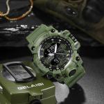 Foreign Trade Watch Black Technology Junior High School Student Trendy Sports Luminous Boys Cross-border Electronic Watch