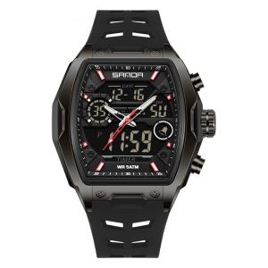 Barrel-shaped Waterproof Multifunctional Alarm Clock Student Sports Watch