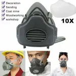 Halb Gesicht Maske Atemgerät Gesichtsstück Für Holzbearbeitung Malen Schweißen