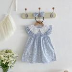 Summer Lightweight Baby Romper Summer Floral Fragments