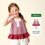 Plaid Knit Patchwork Artistic Top Set