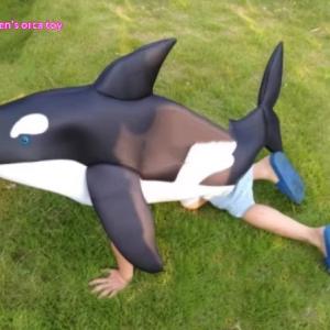 Killer Whale Marine Life COS Costume Childrens Parent-Child Outfit