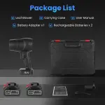 130000RPM Cordless Mini Blower, 1000W Powerful Motor With Turbo Tech - 550g Wind Pressure&600g Blowing Force, 64mm Air Output For Heavy Debris Cleaning