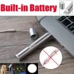 3in1 1mw Cat Laser Pointer Pen USB Rechargeable For Cat Toy White Torch & UV Light