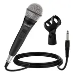 5 CORE Microphone Dynamic Vocal Handheld Mic Cardioid Unidirectional Microfono W On Off Switch + XLR Audio Cable For Singing Karaoke Public Speaking & Parties - PM 600