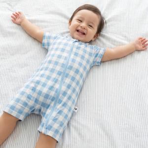 Mint Baby Romper With Zipper Summer Clothes For Boys And Girls