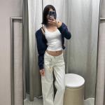 Women's American-style Straight-leg Low-rise Jeans