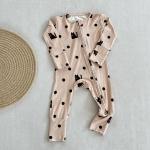 Bamboo Fiber Onesie European And American Style For Infants And Toddlers