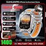 New Military 1400mAh Battery Smart Watch With LED Flashlight