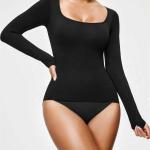 Shaping Waist-cinching Form-fitting Base Shirt