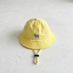 Baby Fisherman Hat With Small Spade Embroidery For Sun Protection
