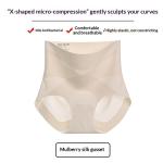 High-waisted Tummy-control Seamless Plus-size Shapewear Shorts