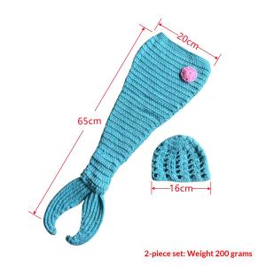 Cute Baby Photography Mermaid Costume Prop Set