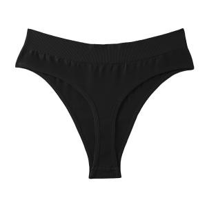 Seamless Wide-waist Low-rise Traceless Solid-color Briefs