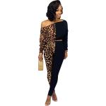 Sexy Leopard Print Off-the-shoulder Suit For Women