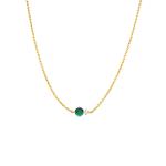 S925 Sterling Silver Necklace With Twelve Birthstone Pendants, A Light-luxury, Niche Design