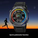 Electronic Watch Men's Compass Student Outdoor Sports Trend Luminous Alarm Clock