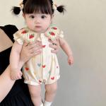 Summer Cotton Breathable Baby Onesie