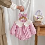 Girls' Long-sleeved Dress Without Hood