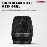 5 Core Microphone Wireless Karaoke Singing Mic Rechargeable Microfono W Lights