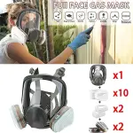 Wiederverwendbar Voll Gesicht Atemgerät Maske Für Malerei Spritzen Schweißen